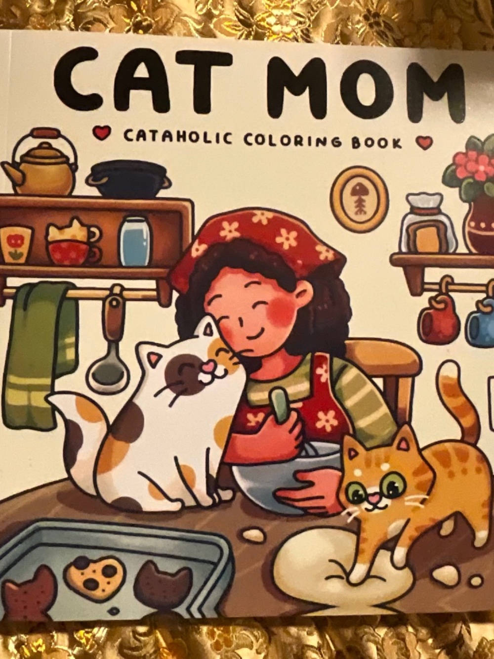 Cat Mom Coloring Book – Cute Cat Lover Adult & Teen Relaxing Activity